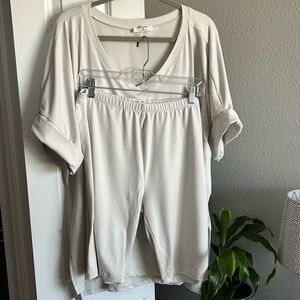 Elegant Cream Women's Top